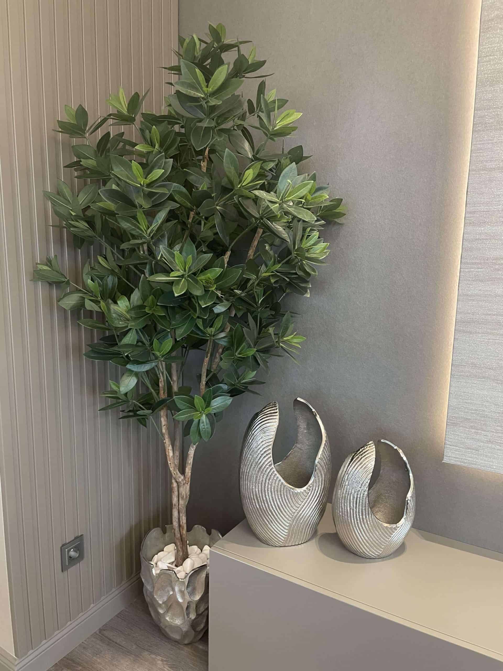 Artificial plant in interior